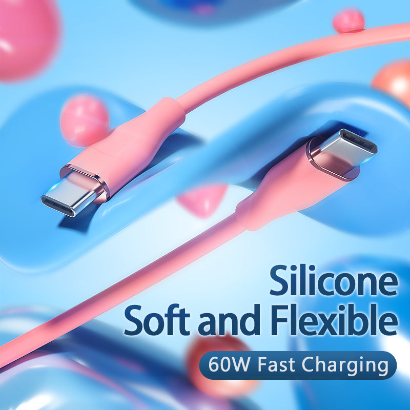USB-C to USB-C Cable 2m, 60W Fast Charging Cord