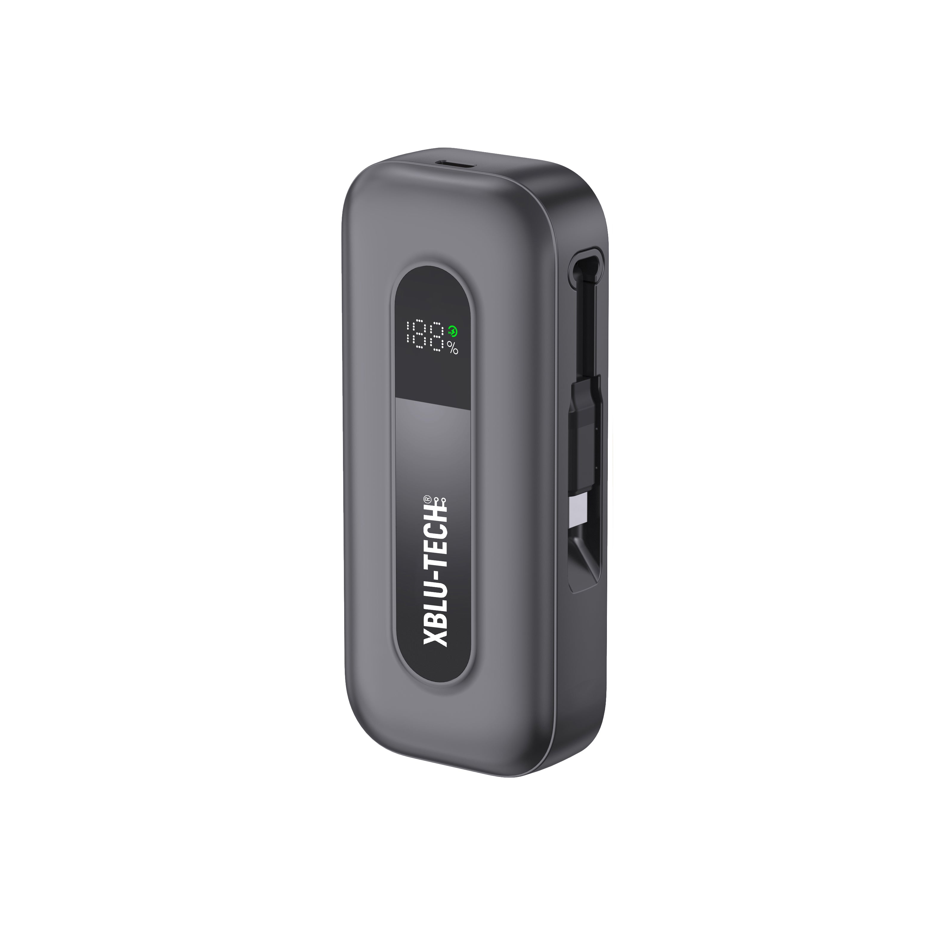 XBLU-TECH 10,000mAh 30W PD Power Bank – Retractable USB-C Cable, High-Speed Charging for iPhone, Samsung, and USB-C Devices